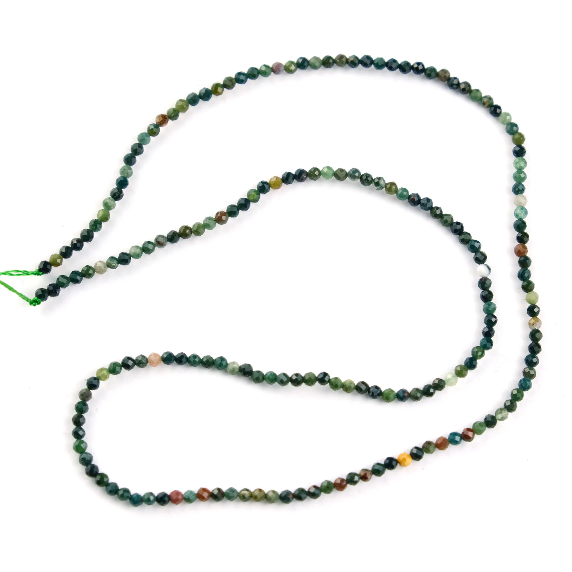 Bloodstone India Faceted Rounds 2mm Strand - Image 2