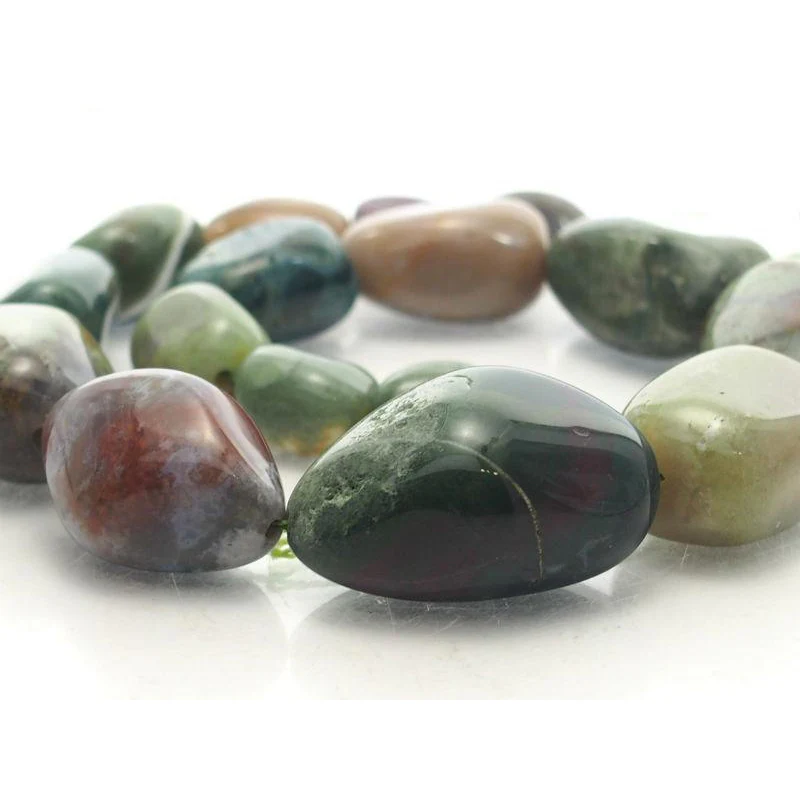 Bloodstone Fine Tumbled Nugget Strand (Option 1) - Image 3