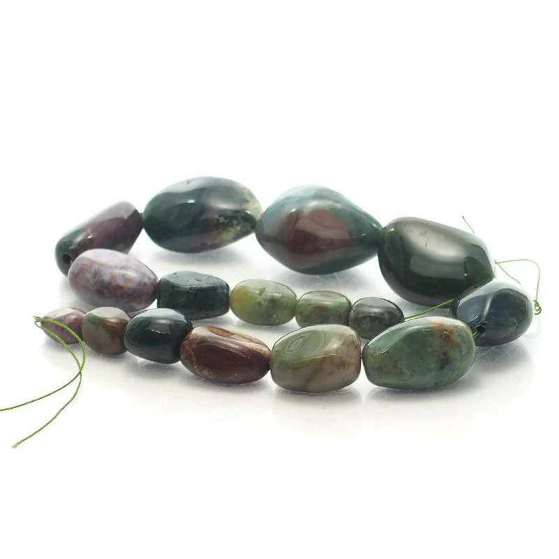 Bloodstone Fine Tumbled Nugget Strand (Option 2) - Image 3