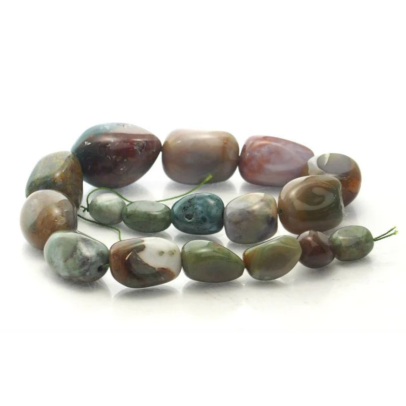 Bloodstone Fine Tumbled Nugget Strand (Option 4) - Image 3