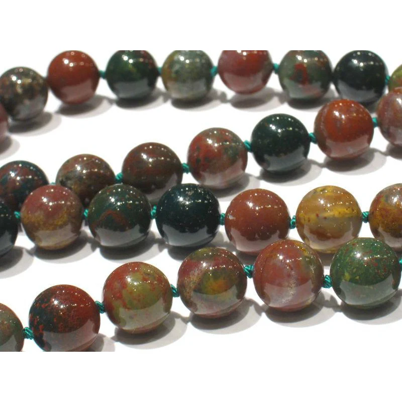 Bloodstone Necklace with Gold Filled or Sterling Silver Trigger Clasp - Image 2