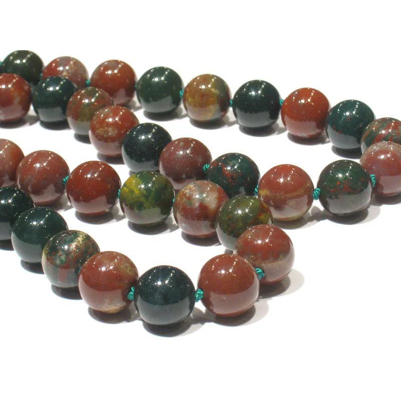 Bloodstone Necklace with Gold Filled or Sterling Silver Trigger Clasp - Image 6