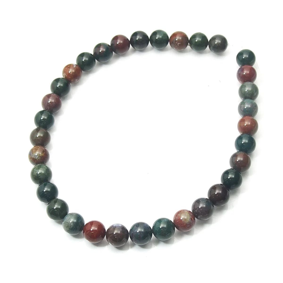 Bloodstone Smooth Rounds 12mm Strand - Image 3