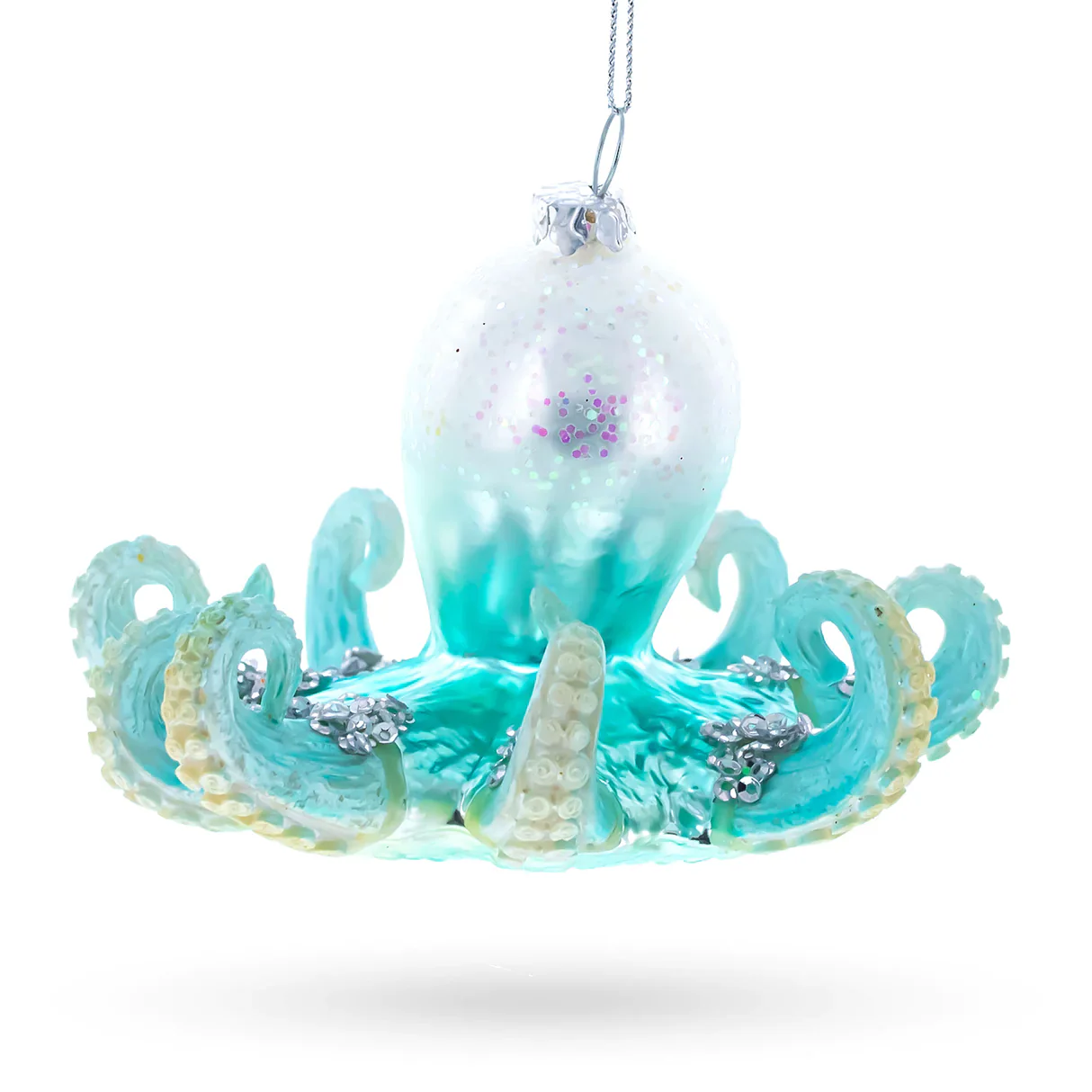 Blue Opulence Octopus Ornament PS - Image 3