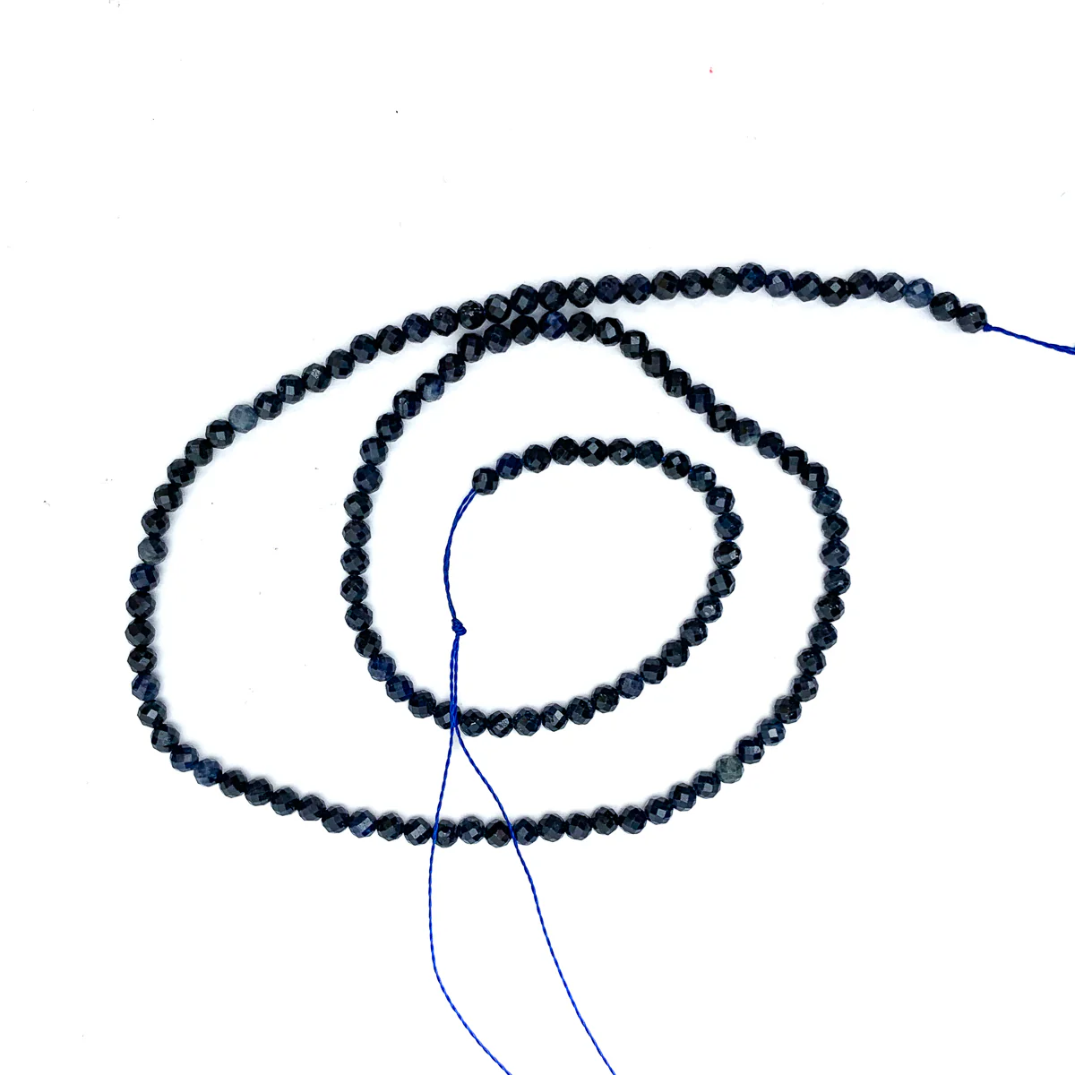 Blue Madagascar Sapphire 3mm Faceted Rounds - Image 2
