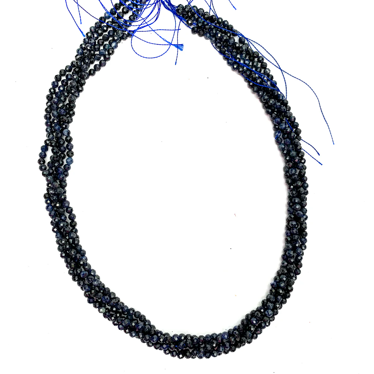 Blue Madagascar Sapphire 3mm Faceted Rounds - Image 3
