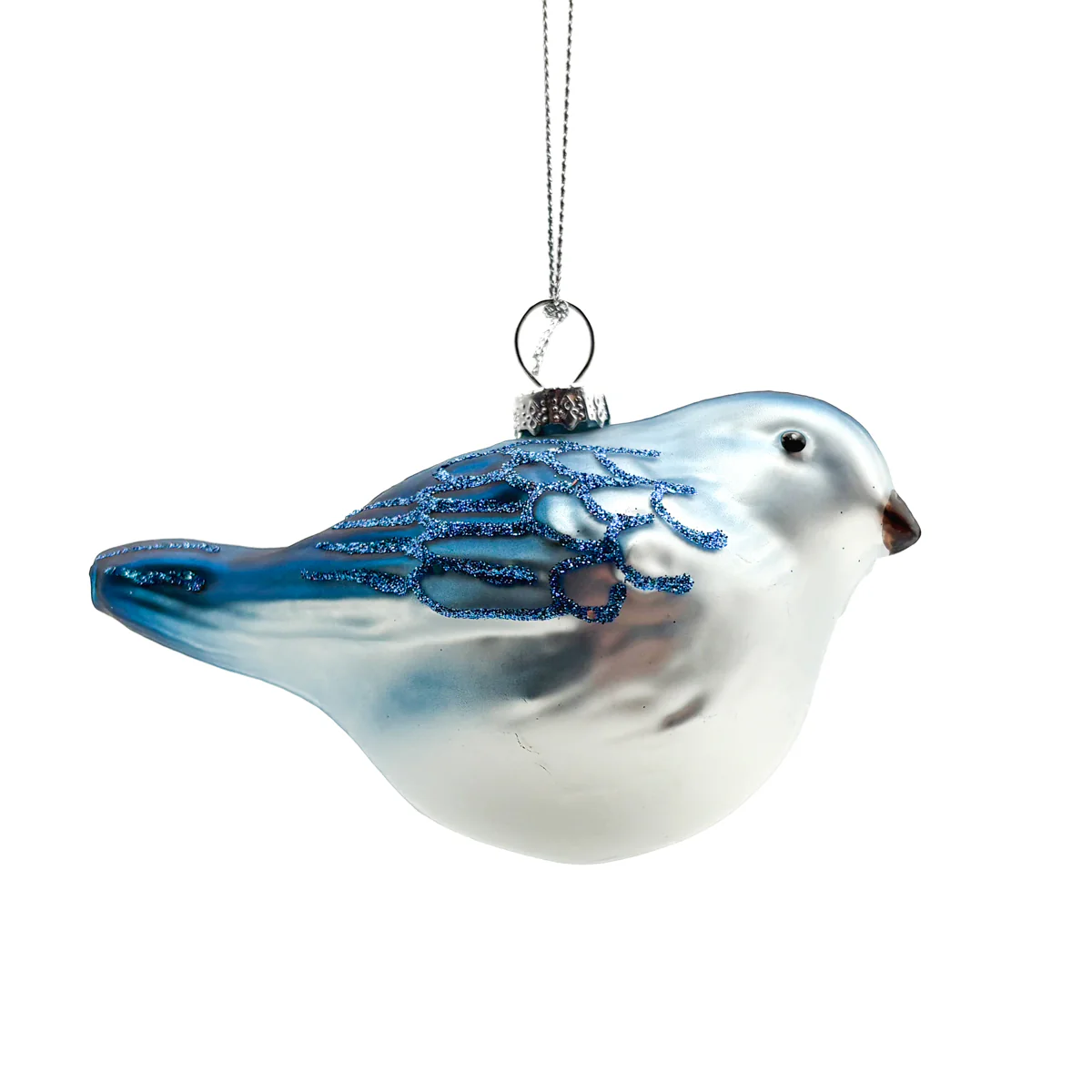 Bluebird of Happiness Glass Ornament - Image 2