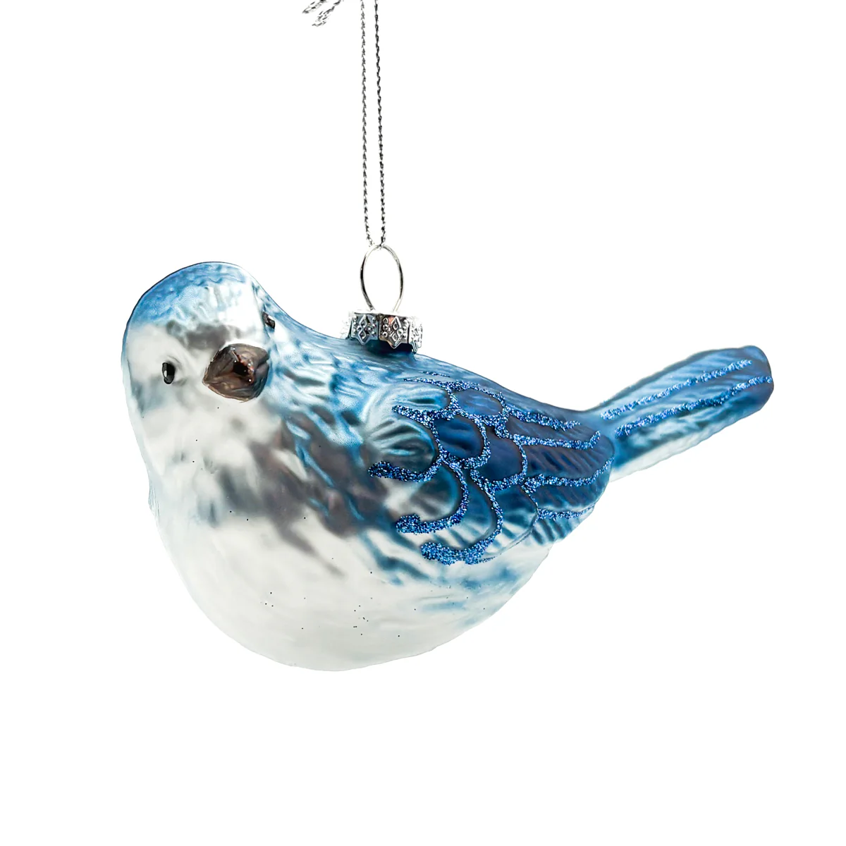Bluebird of Happiness Glass Ornament - Image 3