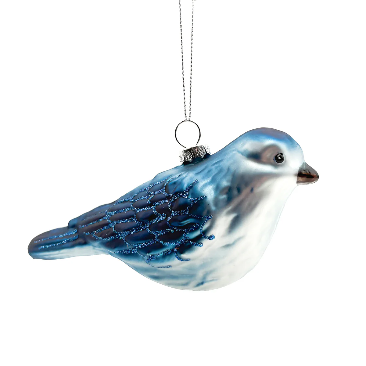 Bluebird of Happiness Glass Ornament - Image 4