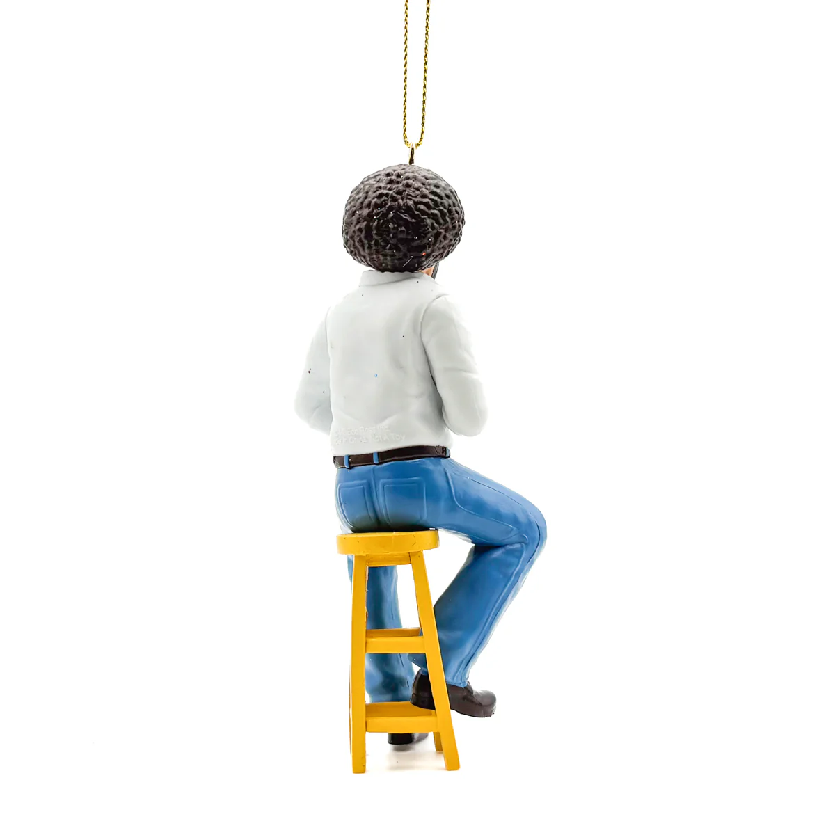 Bob Ross® On Stool Painting Ornament - Image 5