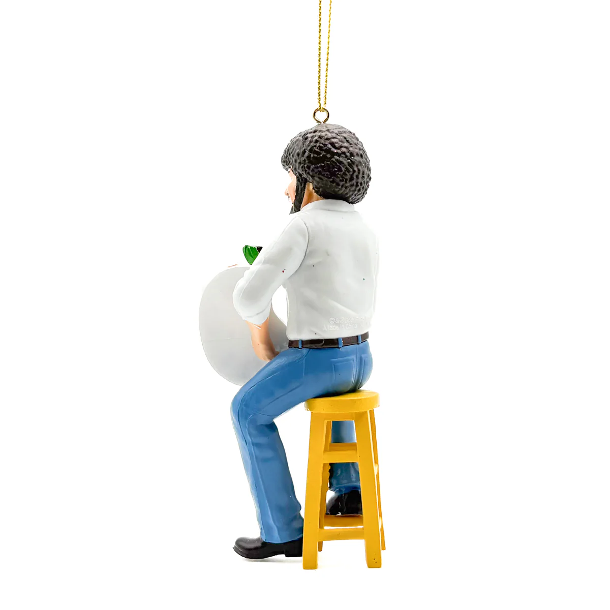 Bob Ross® On Stool Painting Ornament - Image 6