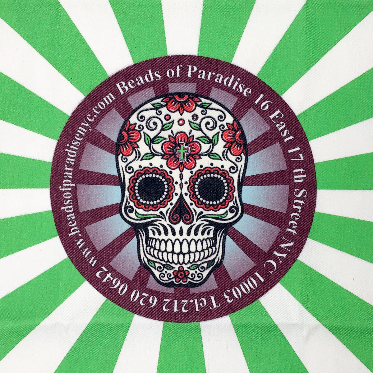 BoP Logo Sugar Skull Tote Bag - Image 3