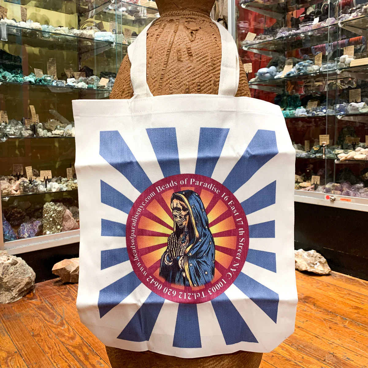 BoP Santa Muerta Hamsa Tote Bag - Image 2