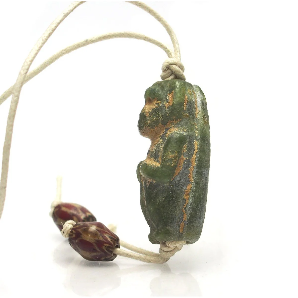 Bowenite Jade Monkey Figure - Image 2