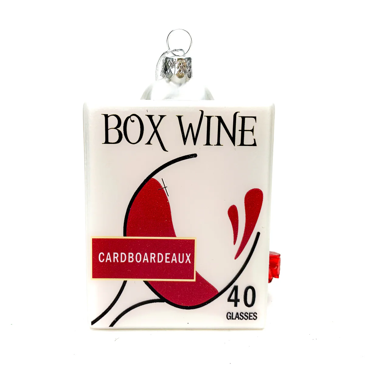 Boxed Wine Ornament - Image 2