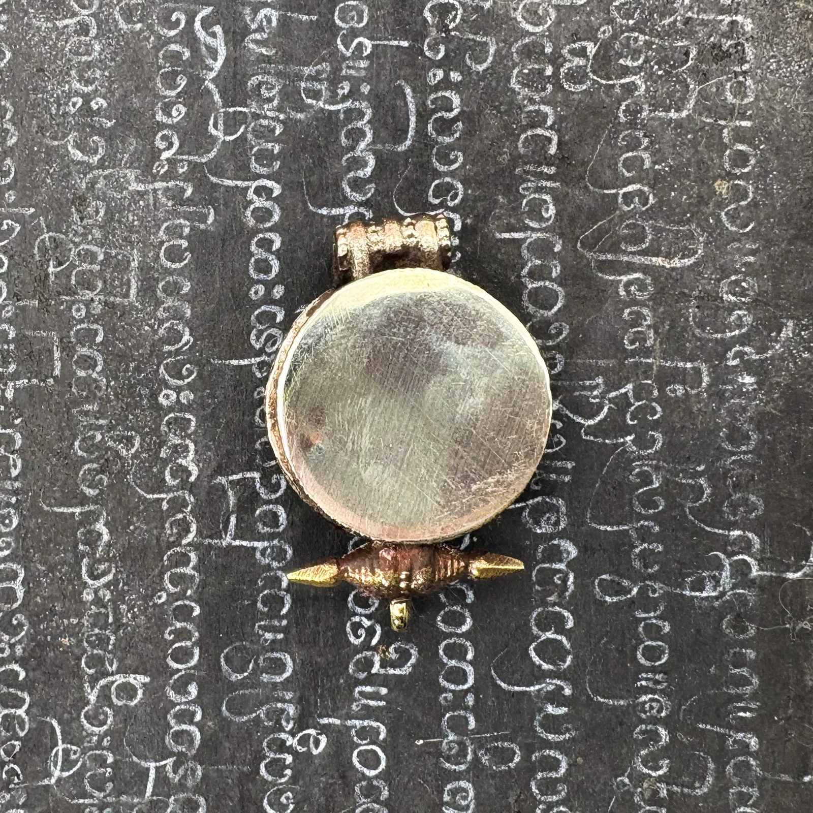 Brass Buddha Gau Locket Pendant Amulet - Image 11