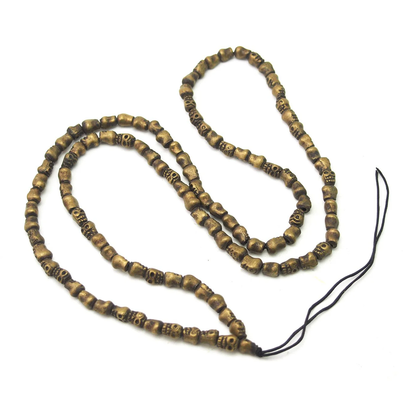 Brass Cast Skull Mala - Image 3