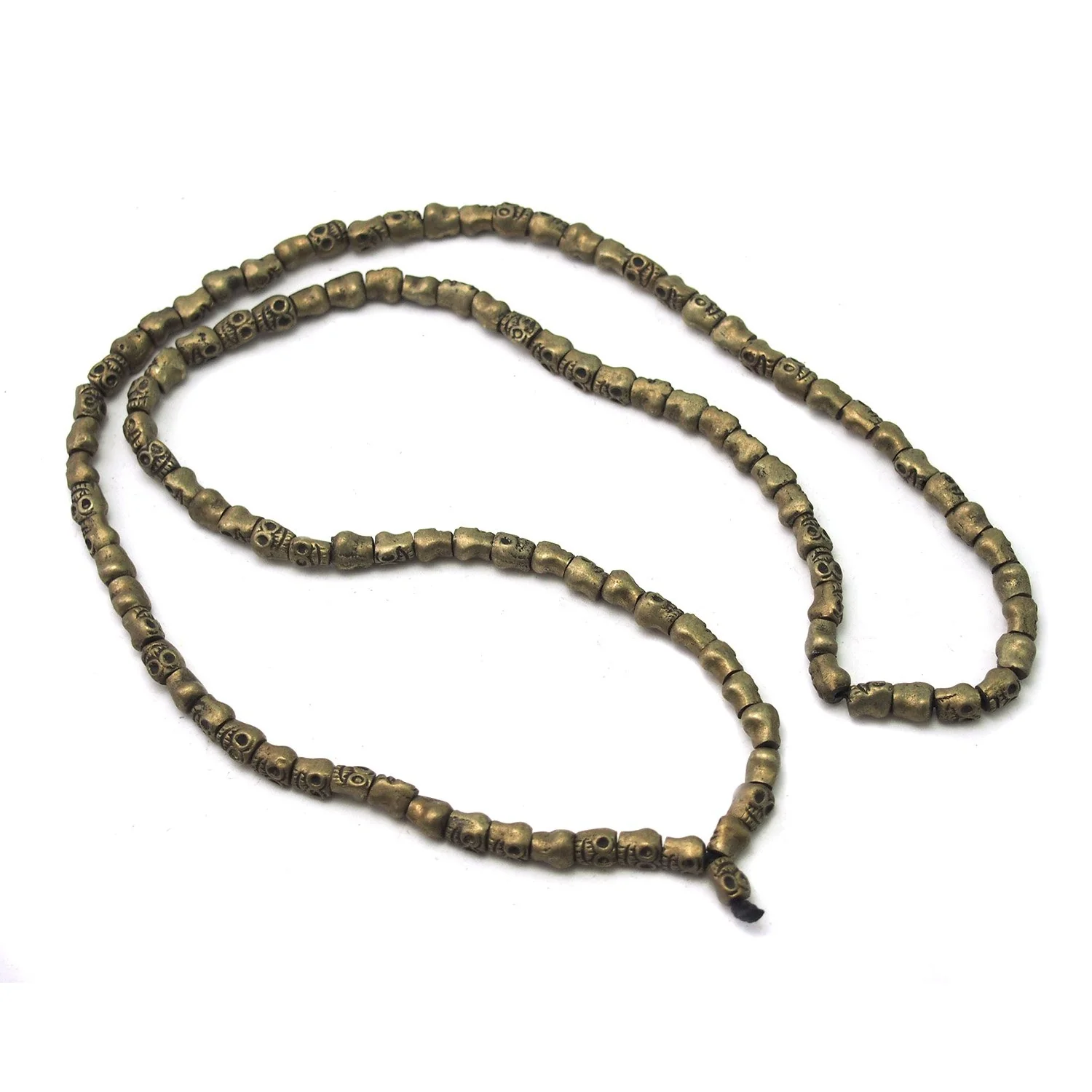 Brass Cast Skull Mala - Image 5