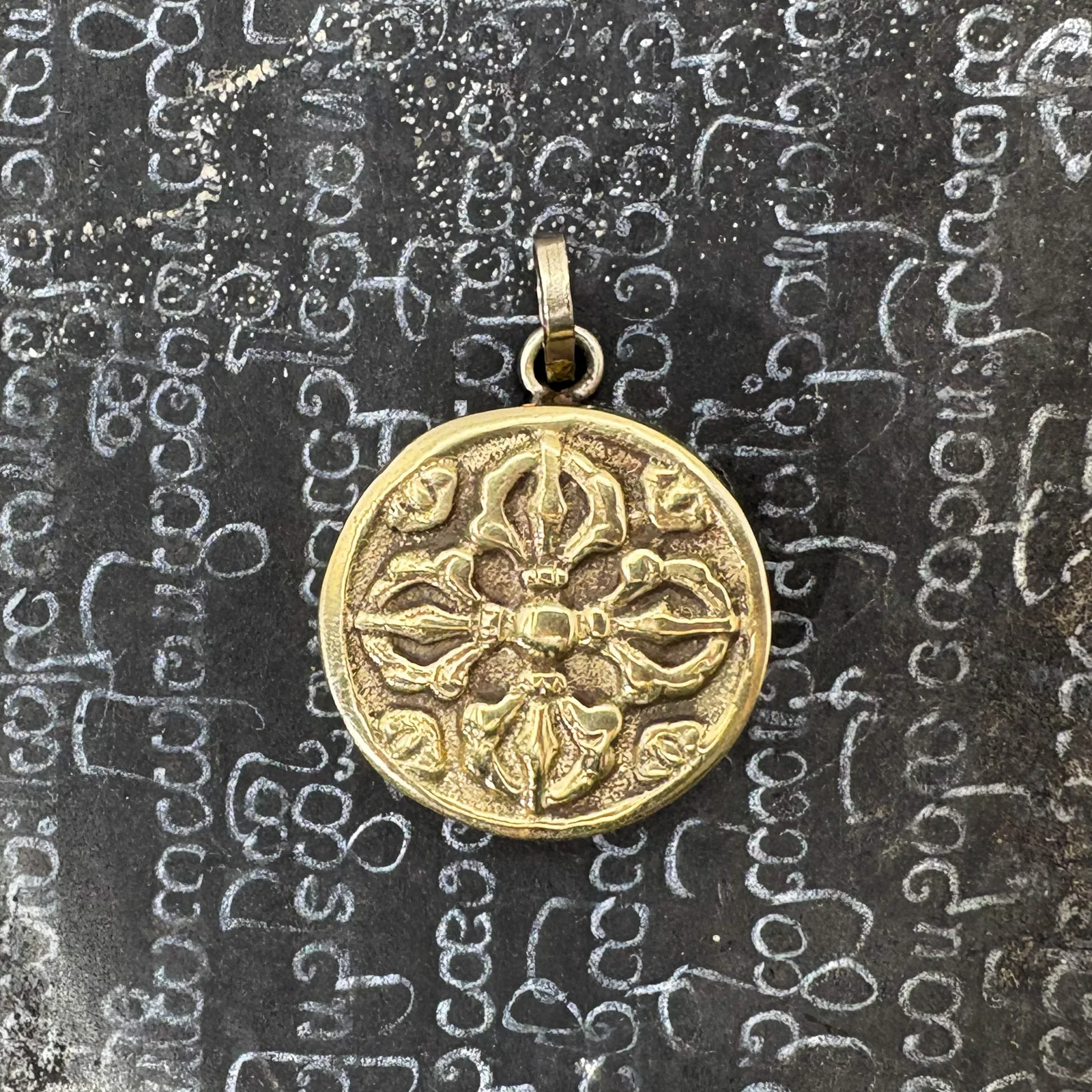 Brass Dorge Gau Locket Pendant Amulet - Image 3