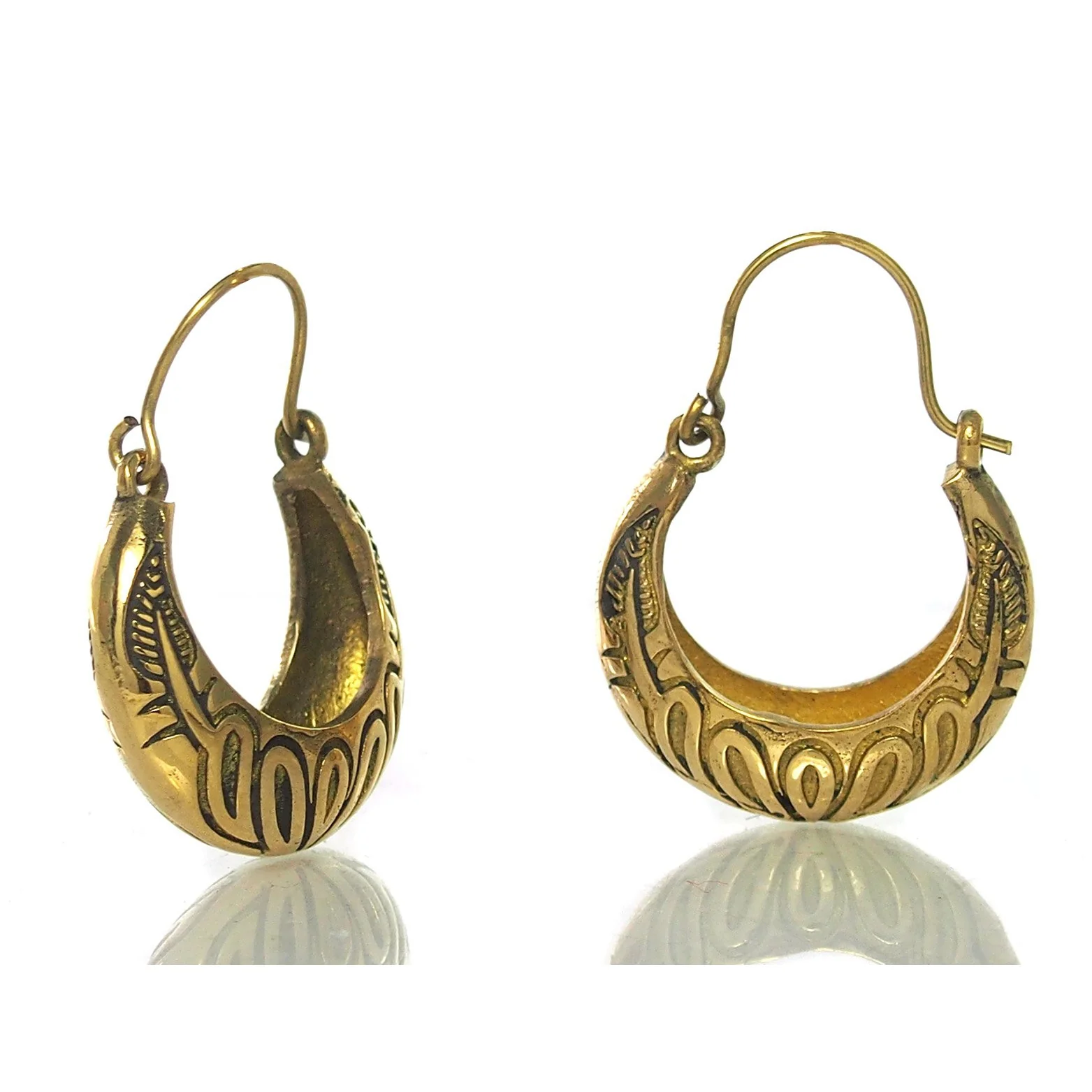 Brass Earrings - Image 2