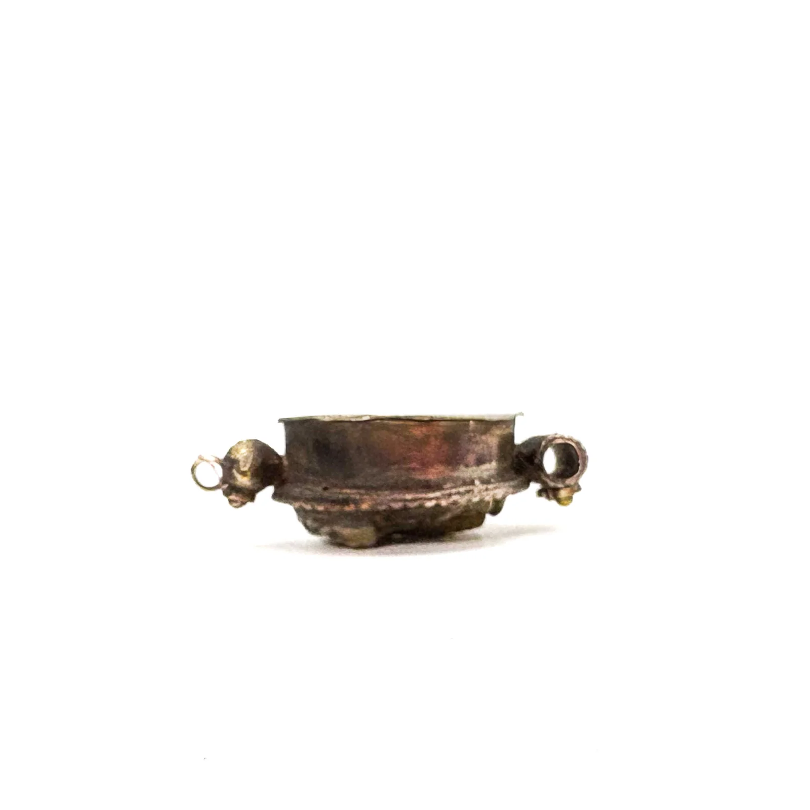 Brass Ganesha Gau Locket Pendant Amulet - Image 14