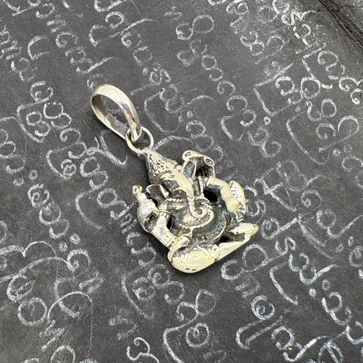 Brass Ganesha Pendant Amulet - Image 3