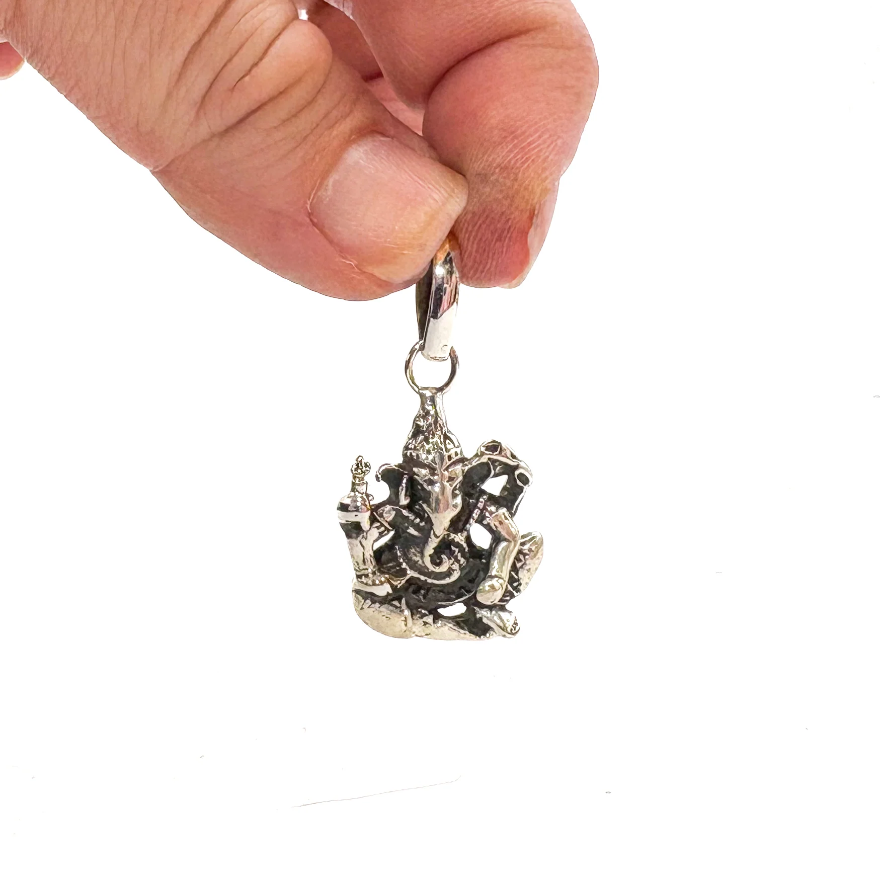 Brass Ganesha Pendant Amulet - Image 5