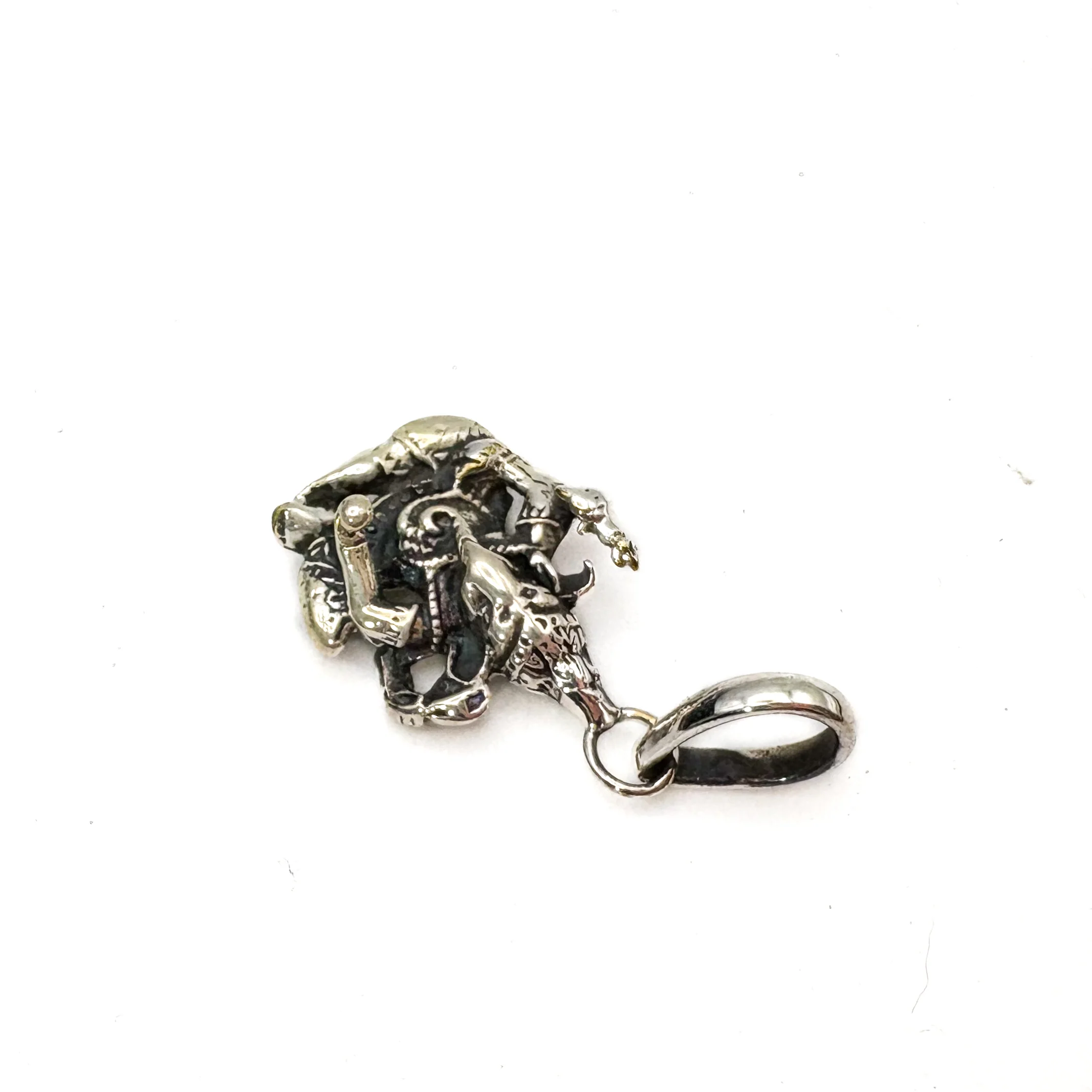 Brass Ganesha Pendant Amulet - Image 7