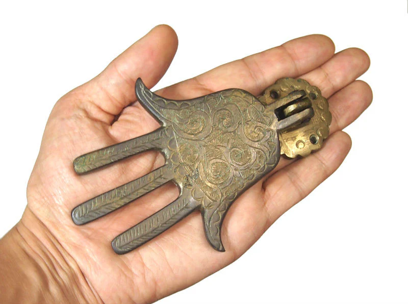 Brass Hamsa Door Knocker - Image 4