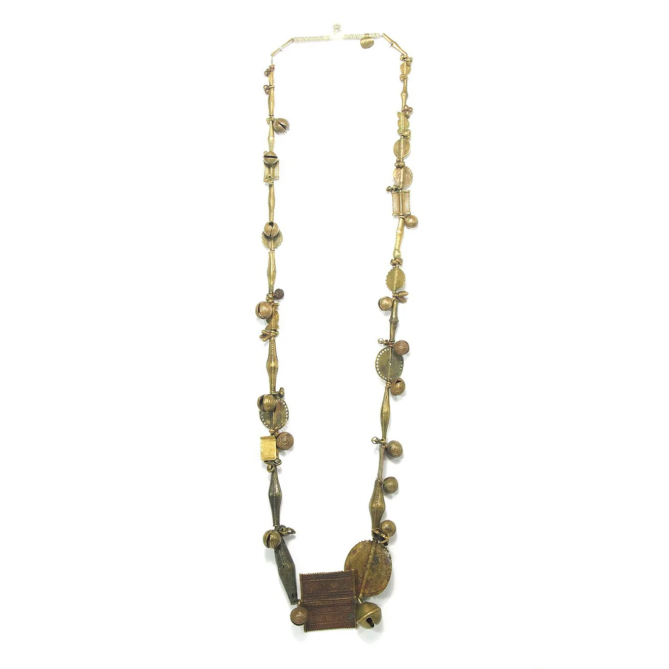 Brass Heirloom Necklace From The Baoule people of Côte d'Ivoire ca. 1900 #1 - Image 3
