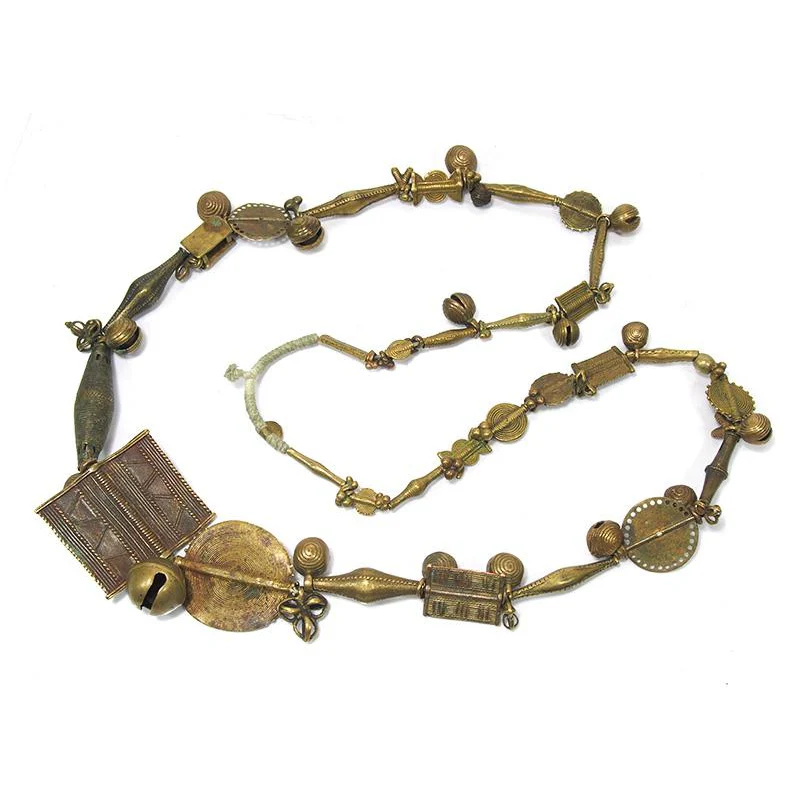 Brass Heirloom Necklace From The Baoule people of Côte d'Ivoire ca. 1900 #1 - Image 4