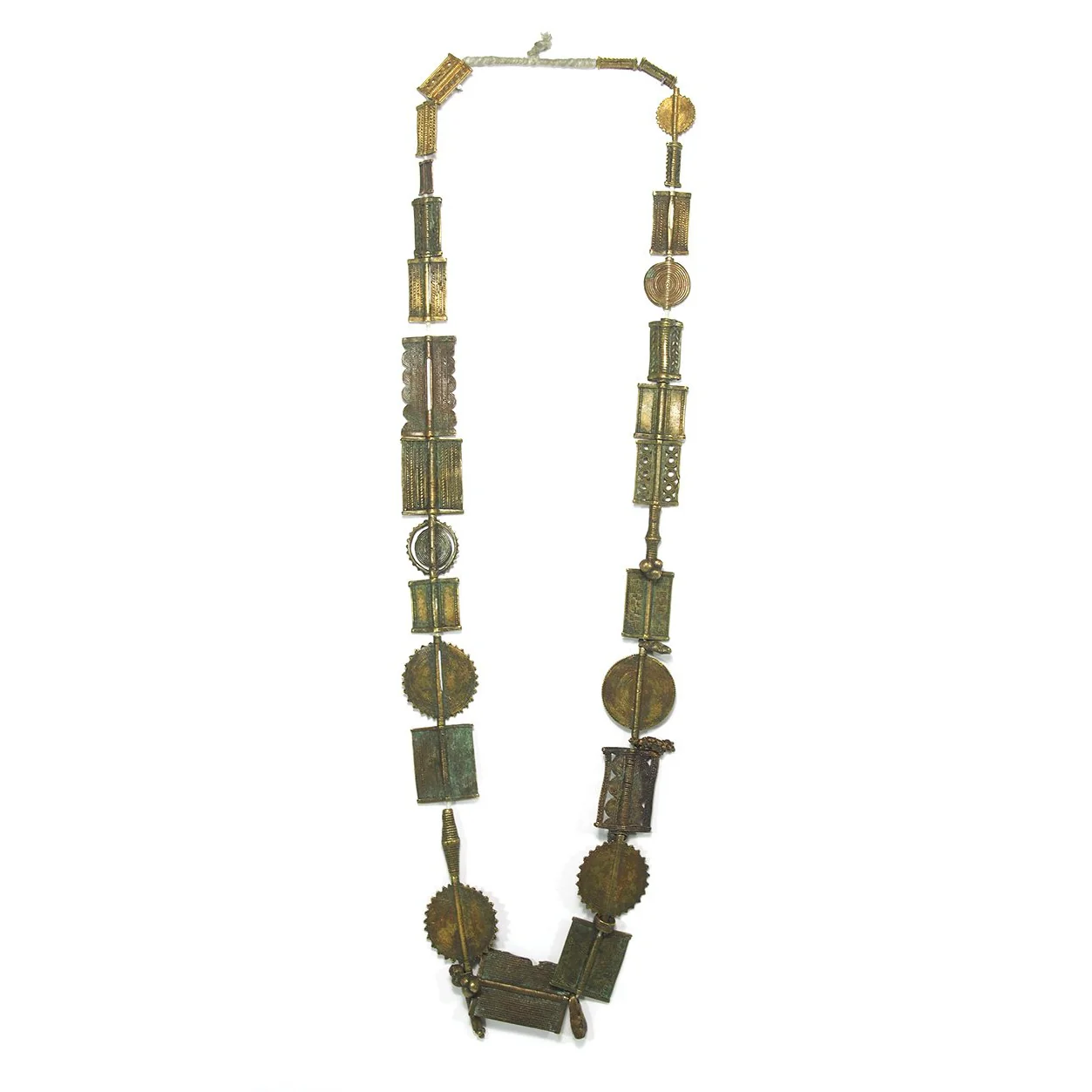 Brass Heirloom Necklace From The Baoule people of Côte d'Ivoire ca. 1900 #2 - Image 3