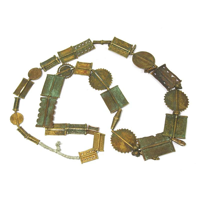 Brass Heirloom Necklace From The Baoule people of Côte d'Ivoire ca. 1900 #2 - Image 4