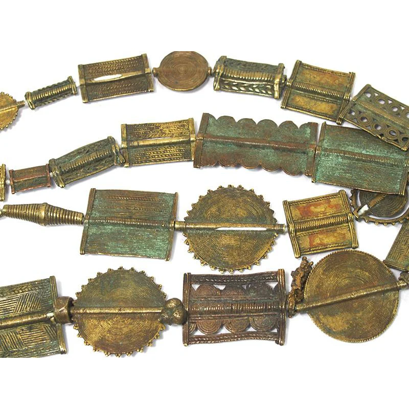 Brass Heirloom Necklace From The Baoule people of Côte d'Ivoire ca. 1900 #2 - Image 5