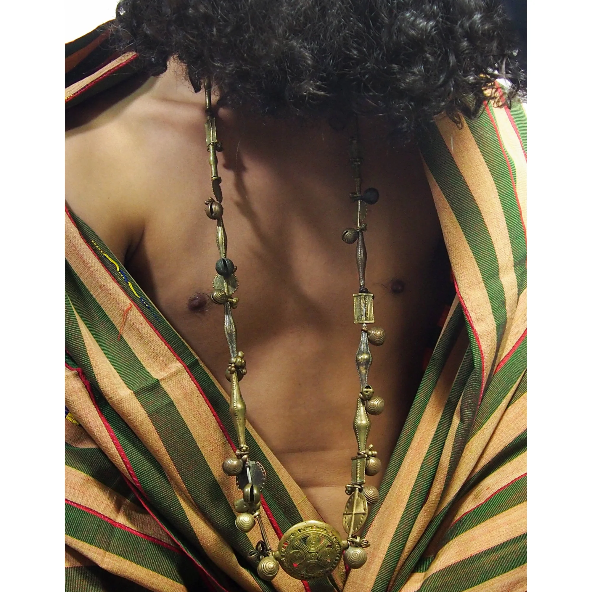 Brass Heirloom Necklace From The Baoule people of Côte d'Ivoire ca. 1900 #3 - Image 2