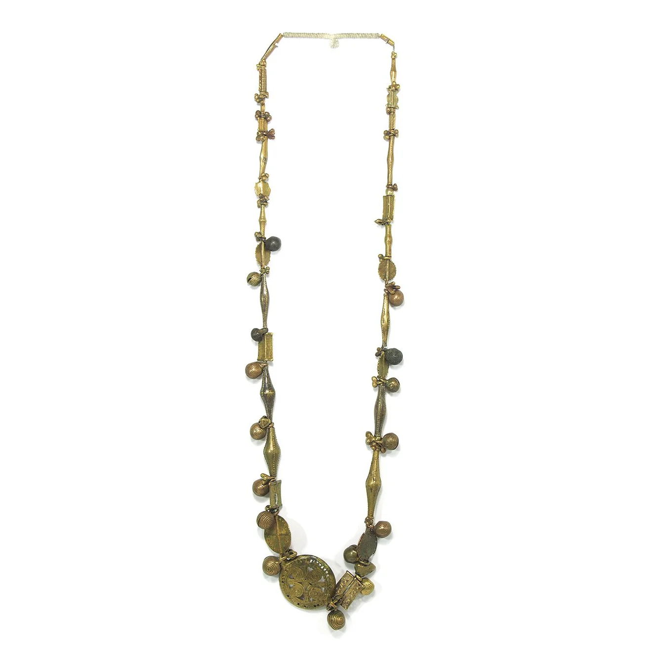 Brass Heirloom Necklace From The Baoule people of Côte d'Ivoire ca. 1900 #3 - Image 3