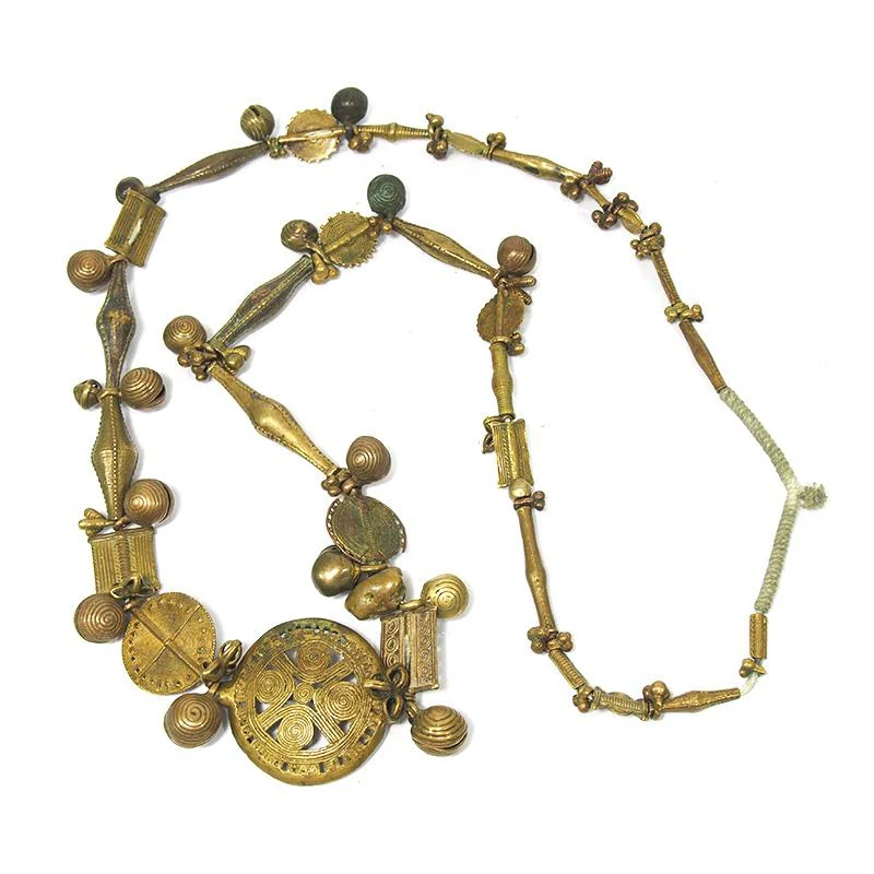 Brass Heirloom Necklace From The Baoule people of Côte d'Ivoire ca. 1900 #3 - Image 4