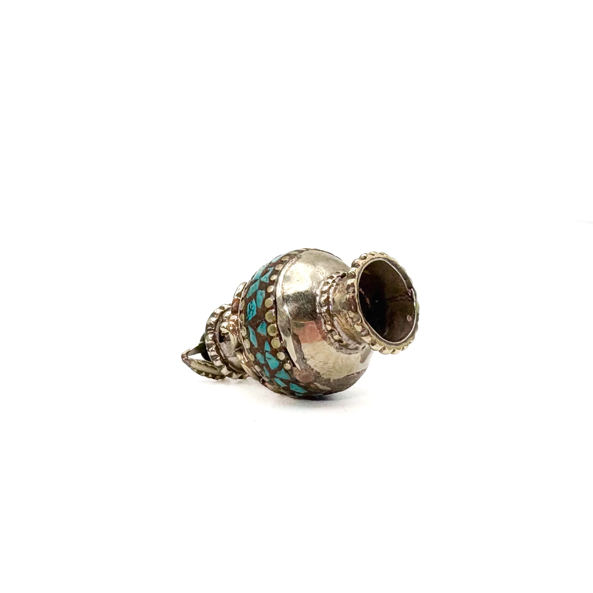 Brass Inlaid Chalice Locket Pendant Amulet - Image 10