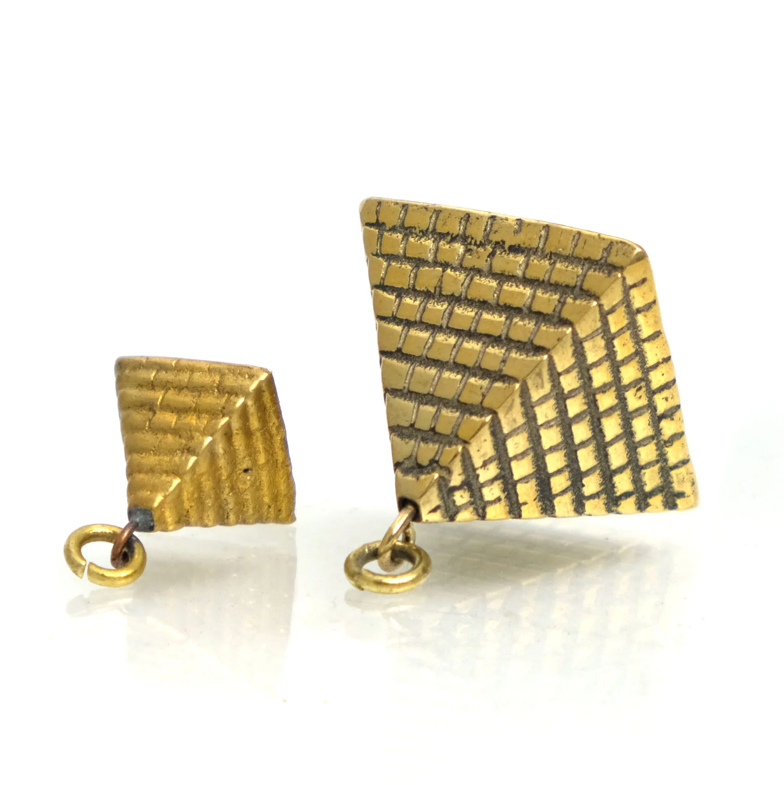 Brass Pendant, Pyramid - Image 2