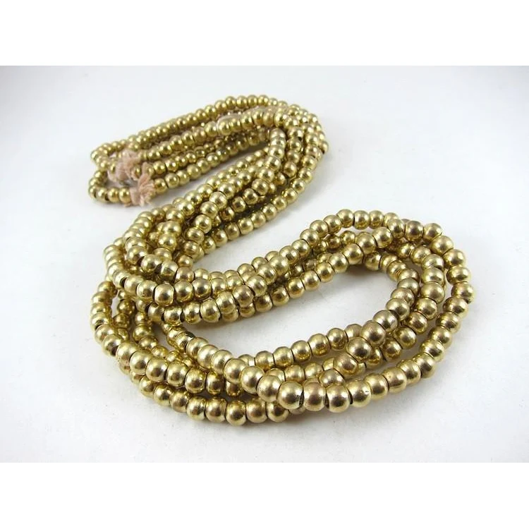 Brass Rondelle Bead Strand - Image 2