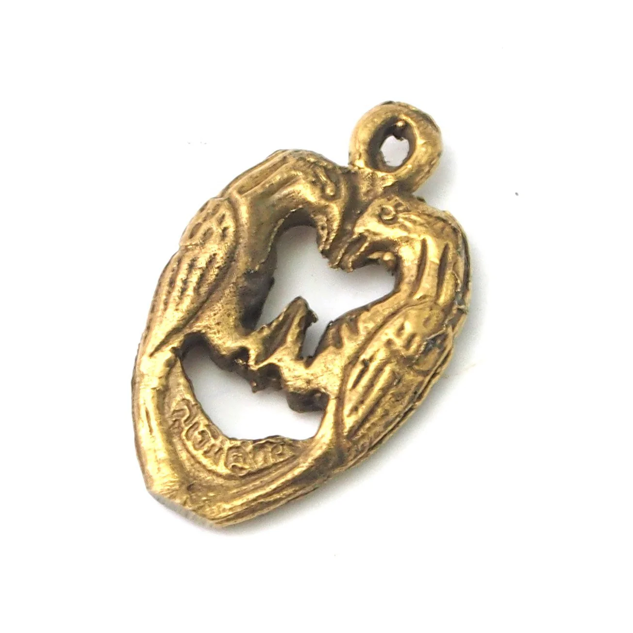 Brass Sarika "Love Birds" Pendant - Image 2