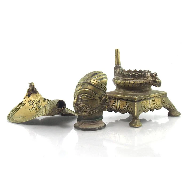 Brass Shiva Altar 19th Century Antique - Image 2