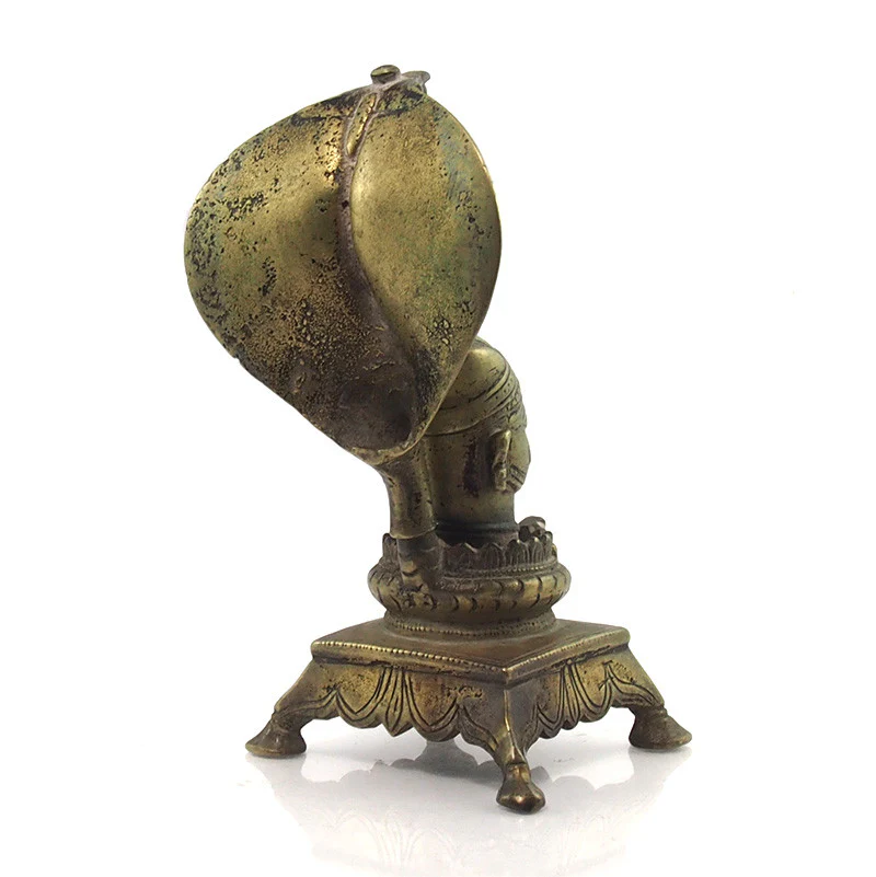 Brass Shiva Altar 19th Century Antique - Image 3
