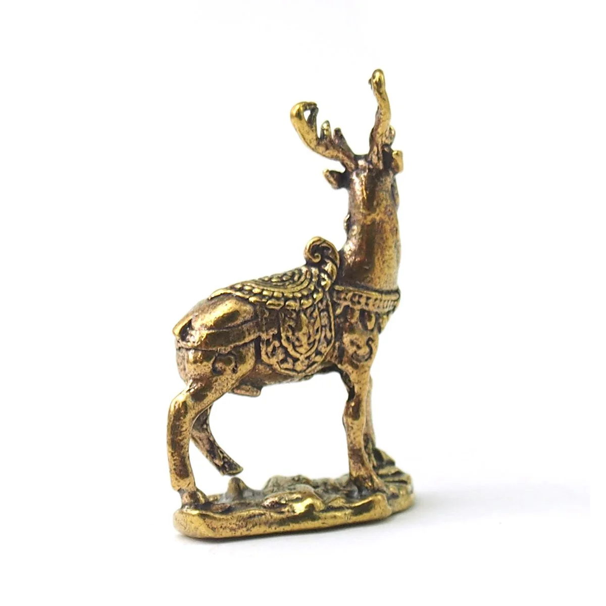Brass Stag Statue - Image 3