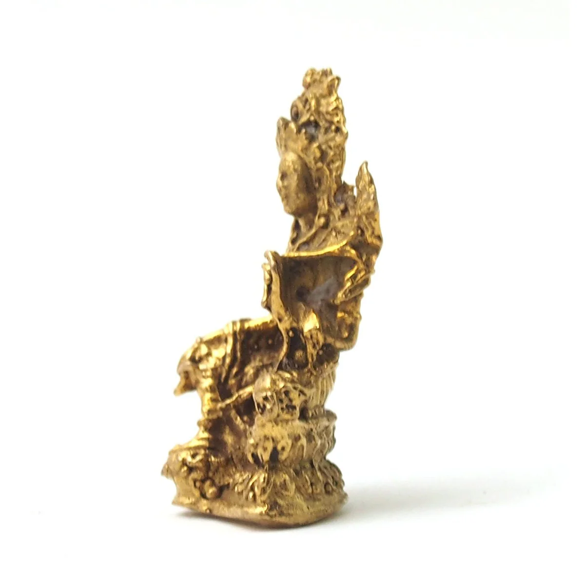 Brass White Tara Statue - Image 2