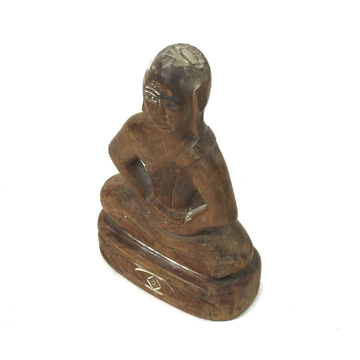 Brian's Collection Buddha Statue Antique "Thursdays Meditating Buddha" 10 - Image 4