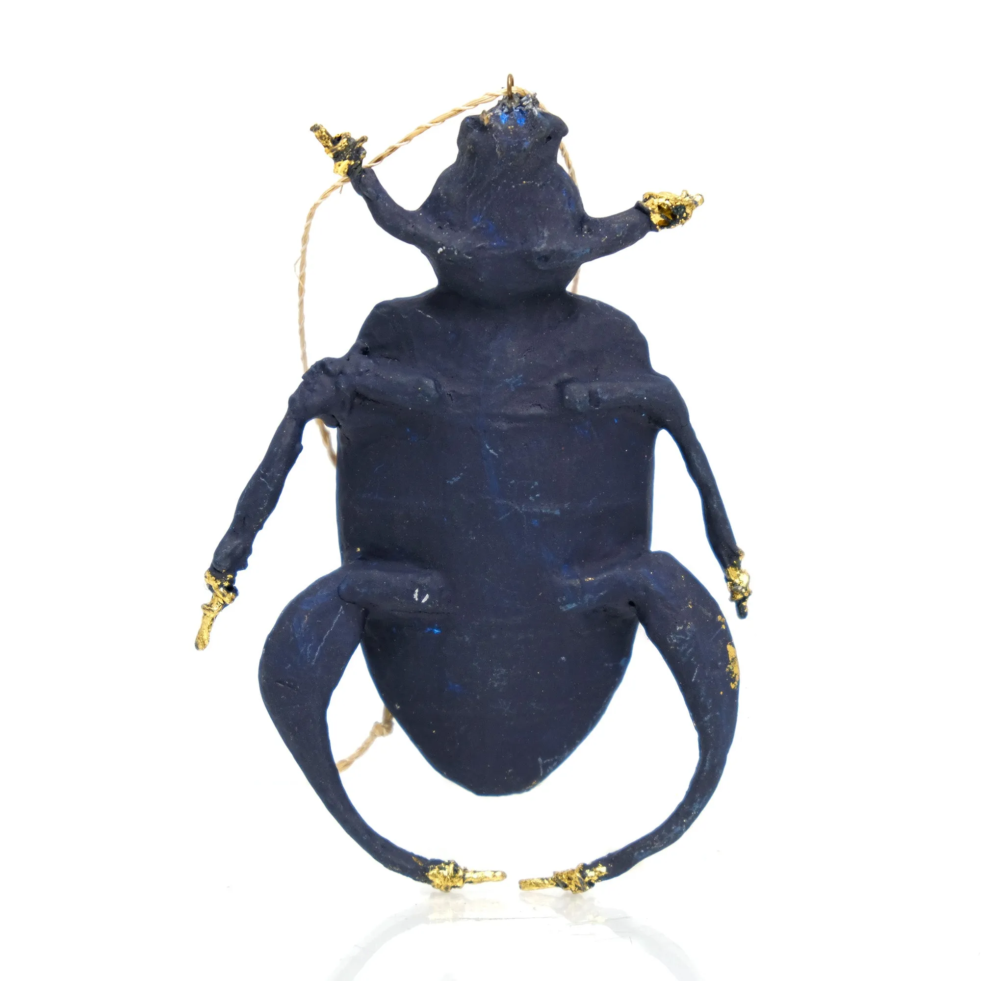 Bright Beetle Papier-Mâché Ornament #2 50%OFF SALE - Image 2