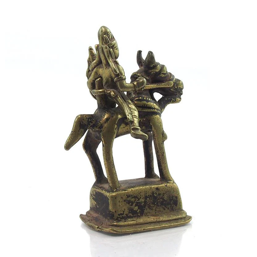 Bronze Shiva and Parvati 19th Century - Image 2