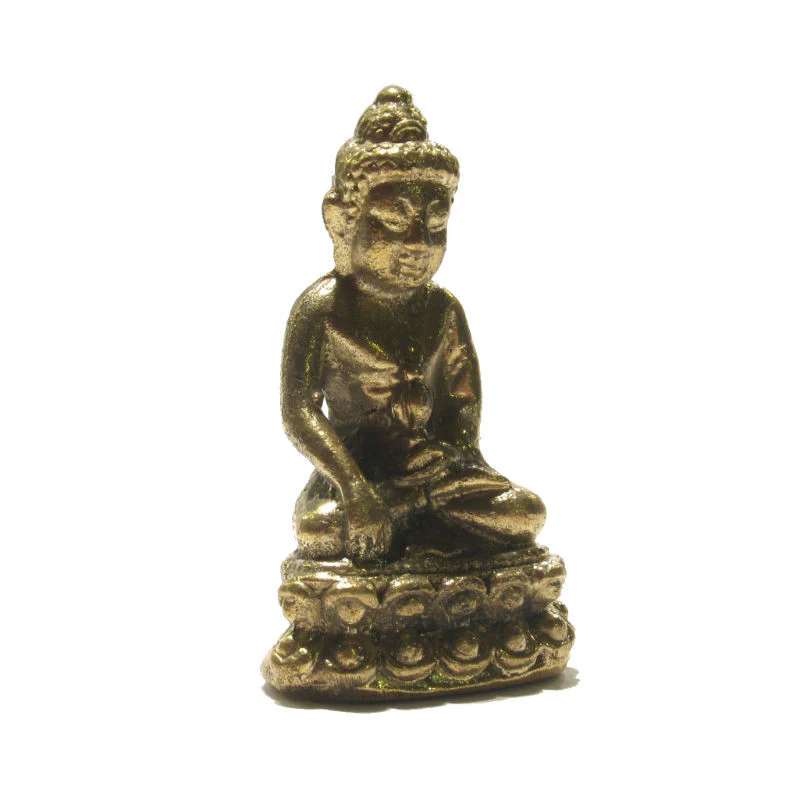 Buddha Brass Small Statue - Image 4