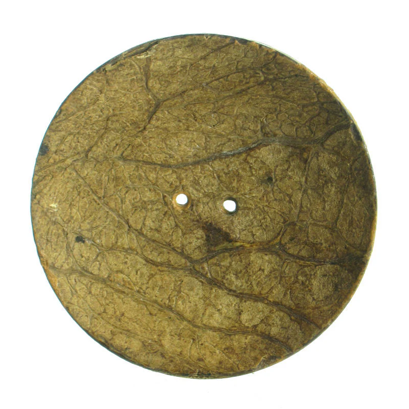 Buddha Coconut Shell Hand Painted Button/ Pendant - Image 2